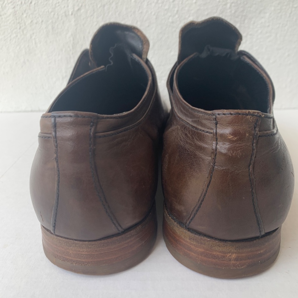 Mens Leather PRADA Laceless Oxford shoes - Picture 5 of 9